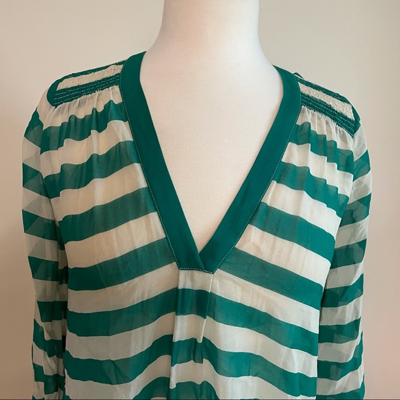 Joie Aceline Sheer Blouse - Picture 2 of 10